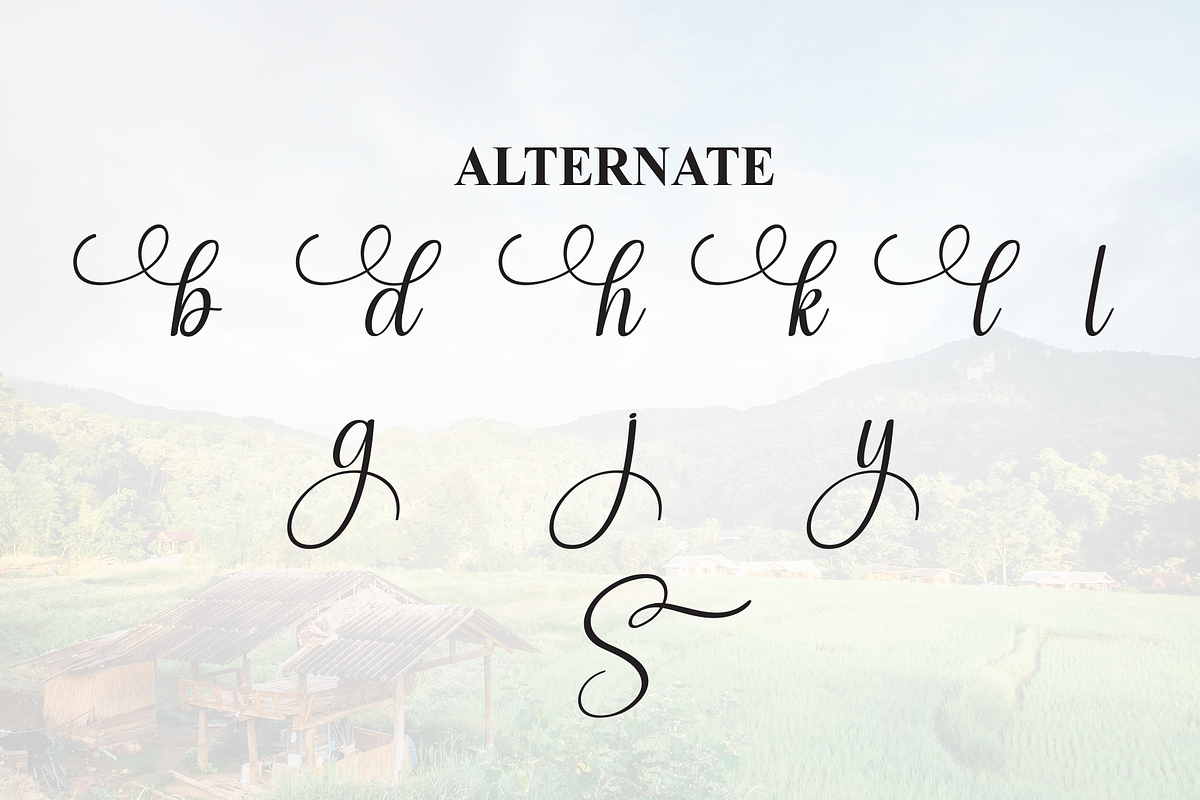 Stayland | Script Font, a Handwritten Font by Scratchones (Photo 8 of 9)
