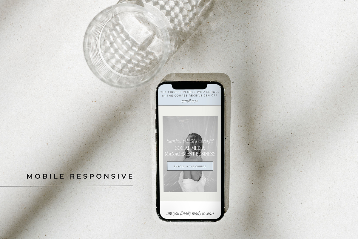 Sales Page Showit Add On Template, a Landing Page Template by Blush Created (Photo 7 of 10)