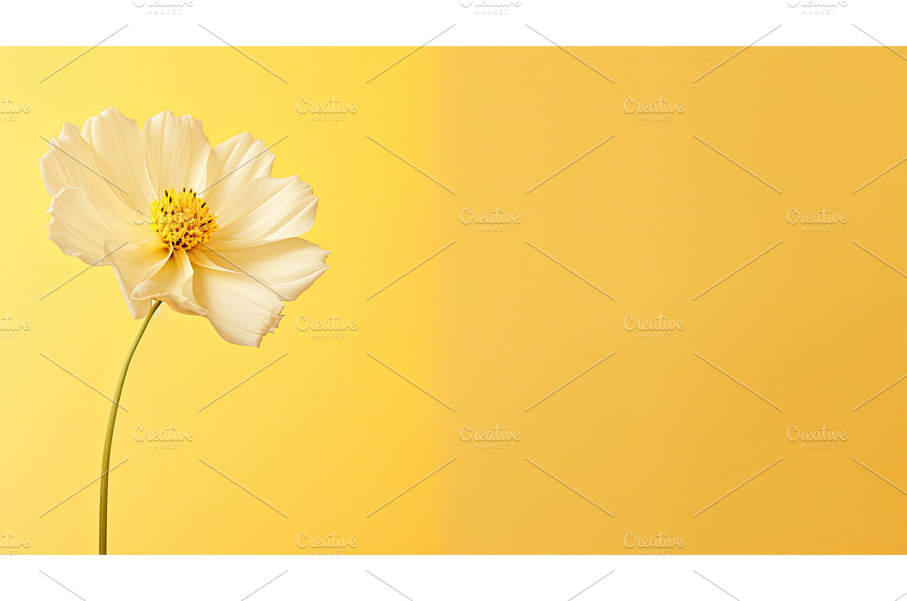 blending yellow background flower ai, a Nature Photo by pikepicture