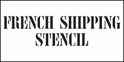 French Shipping Stencil JNL, a Font by Jeff Levine Fonts (Thumbnail 2 of 5)