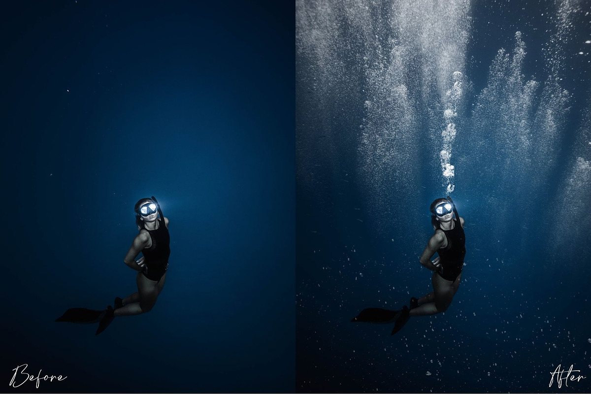 Underwater Bubble Photoshop Overlays, an Object Graphic by Prestige Photography (Photo 3 of 12)