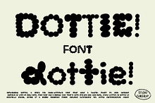 Dottie - A hand-lettered font