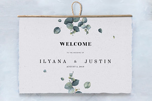 Eucalyptus Foliage Wedding Suite