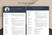 Resume Template CV with Cover Letter, a Resume Template by Klamp Studio (Thumbnail 4 of 11)