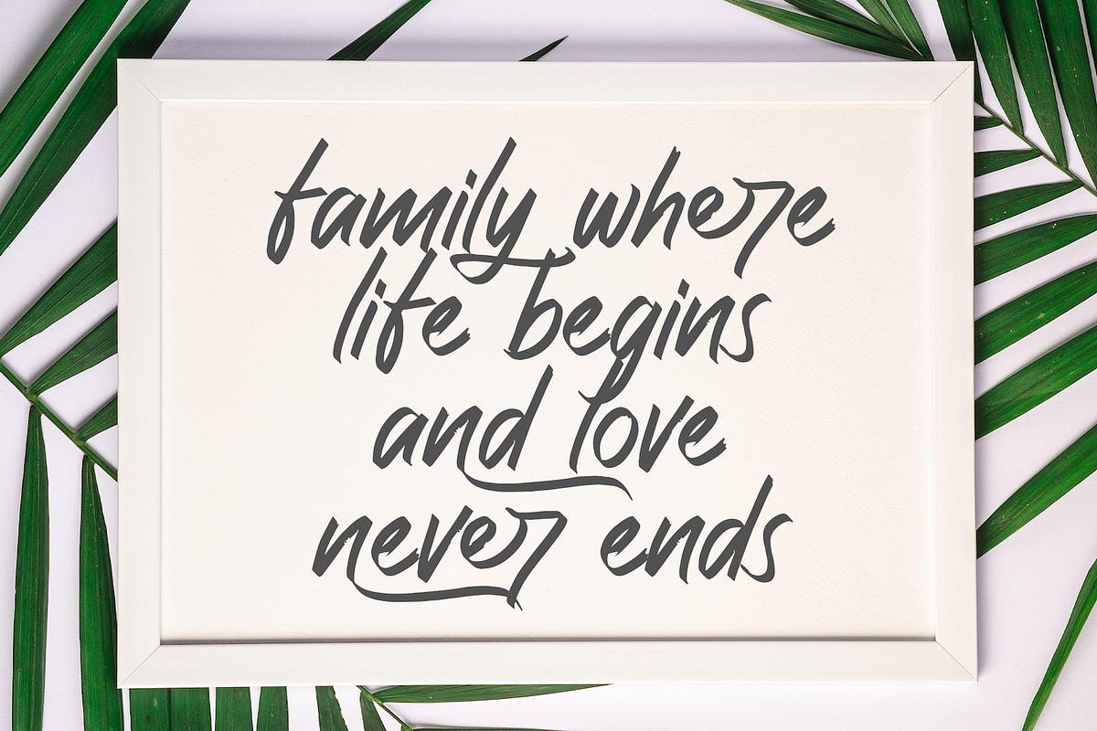 Angika Jaya - Handwritten Font, a Script Font by StringLabs (Photo 7 of 11)