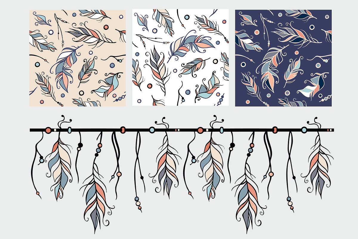 Tribal Vector Clipart. Boho set, a Decorative Illustration by Live line (Photo 10 of 14)