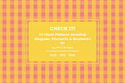 Checks Pattern Set, a Pattern Graphic by HMJS Designs (Thumbnail 3 of 9)
