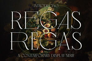 Regas Classic Display Serif Font