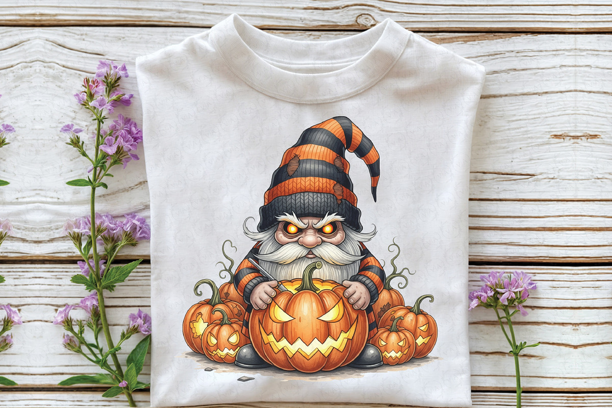 Halloween Zombie Gnomes PNG, an Illustration by Craft Nest (Photo 4 of 6)