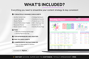 Smart Content Planner Canva Sheets, a Design Template by DigiPax (Thumbnail 2 of 10)