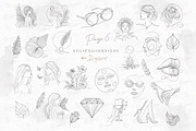 Minimalist Line Art Boho doodles 149, an Illustration by Drawberx (Thumbnail 14 of 16)