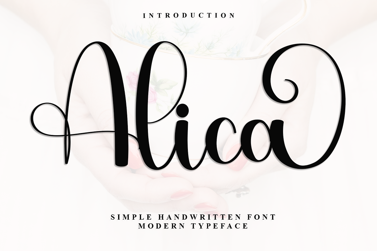 Alica, a Handwritten Font by InermediaSTUDIO (Photo 1 of 7)