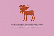 100 Naive Animal Silhouettes, an Animal Illustration by Veyla (Thumbnail 2 of 11)