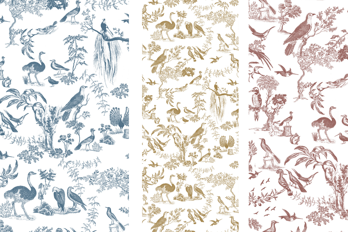 The Birds Seamless Pattern Set, a Background Graphic by Hughes Studio (Photo 8 of 8)