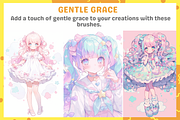 Procreate Soft Aesthetic Brushes, a Brush Add-On by nikiartcorner (Thumbnail 5 of 8)