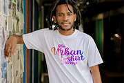 Urban T-Shirt Mockups, a Shirt Mockup by SPACECAKE (Thumbnail 3 of 7)