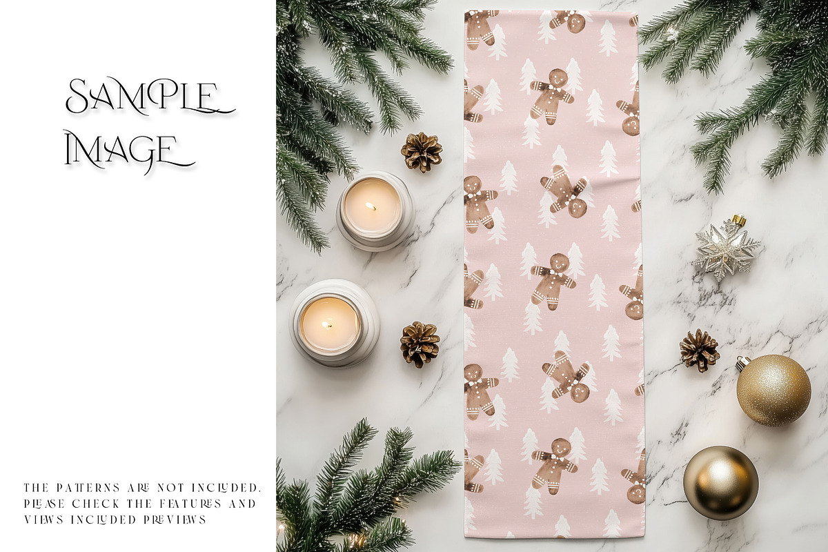 Christmas Table Runner Mockups, a Household Mockup by mock-ups (Photo 9 of 15)