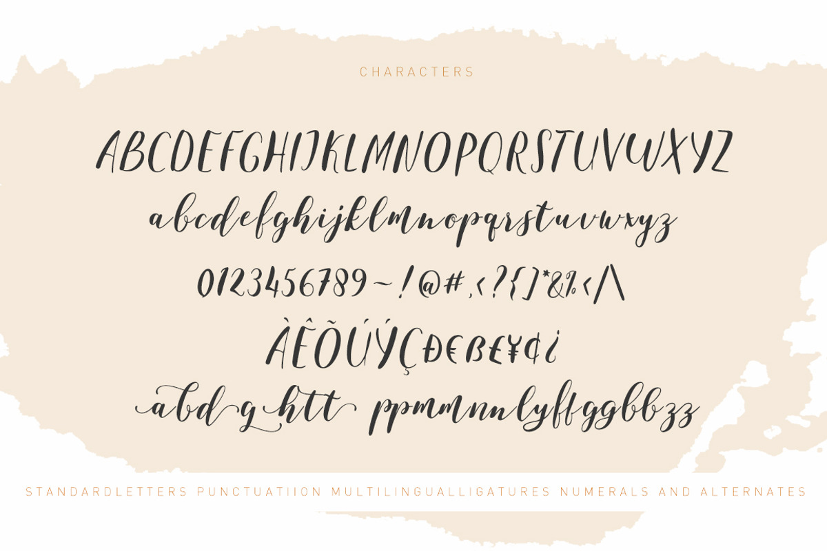 Malicute script, a Script Font by Franstudio (Photo 6 of 7)