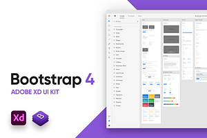Adobe XD Bootstrap 4 UI Kit
