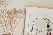 Field Flowers Watercolour Clipart, a Decorative Illustration by whiteheartdesign (Thumbnail 11 of 20)