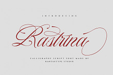 Rastrina Calligraphy Script Font