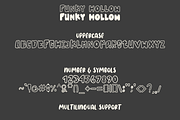 Funky Hollow, a Sans Serif Font by Dm Studio (Thumbnail 10 of 11)