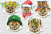 Sable portraits, an Animal Illustration by Watercolor fantasy (Thumbnail 5 of 5)