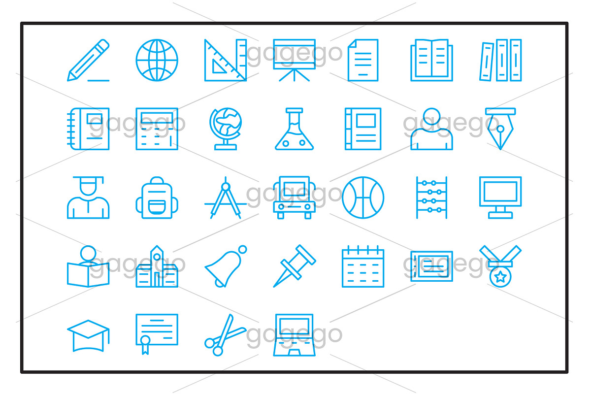 School education icon, an Icon by gagego (Photo 4 of 4)