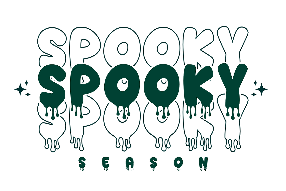 Spooky Season - Halloween Drip Font, a Sans Serif Font by KiddoGlyphs Studio (Photo 1 of 6)