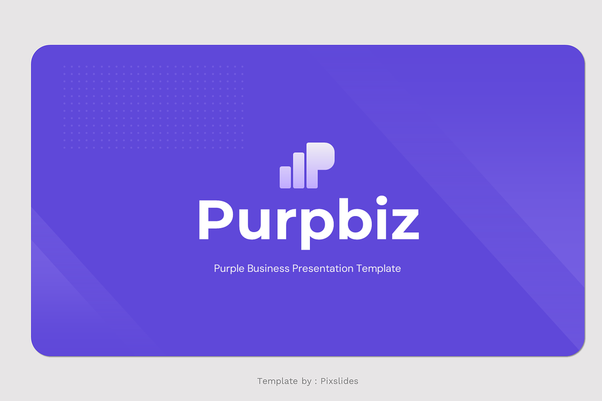 Purple Business Keynote, a Presentation Template by Pixslides (Photo 3 of 8)