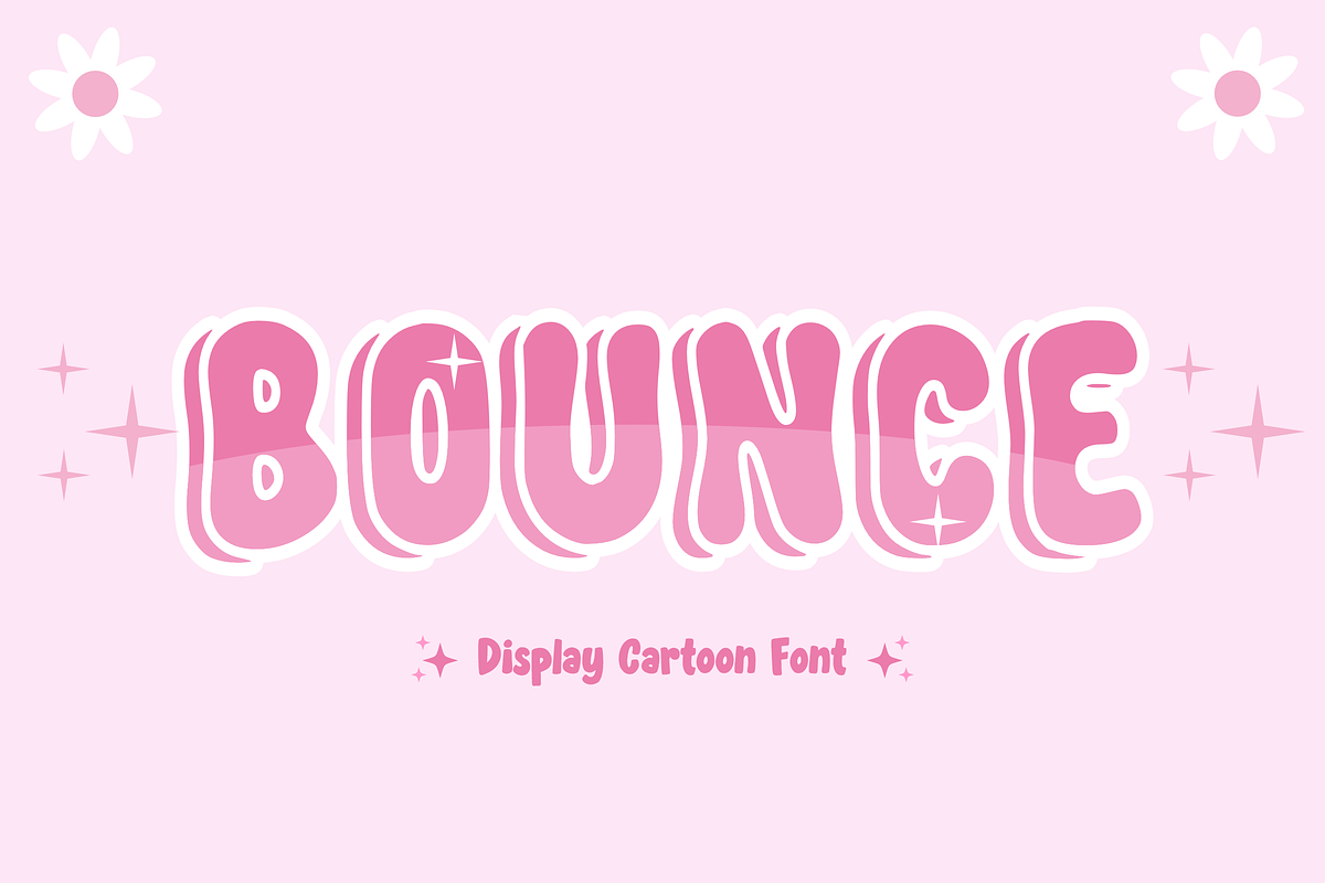 Bounce - Bubble Font Type, a Font by KiddoGlyphs Studio (Photo 1 of 3)