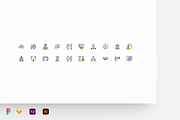 Team Work - Stroke Icons, an Outline Icon by Petr Bilek (Thumbnail 2 of 2)
