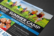 Kids Summer Camp Flyer Templates, a Flyer Template by AfzaalGraphics (Thumbnail 4 of 4)