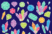 Bright Crystal Clipart and Vectors, an Illustration by PinkPueblo (Thumbnail 2 of 2)