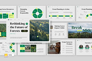 Modern Forestry Google Slides, a Presentation Template by Loin Studio (Thumbnail 1 of 4)