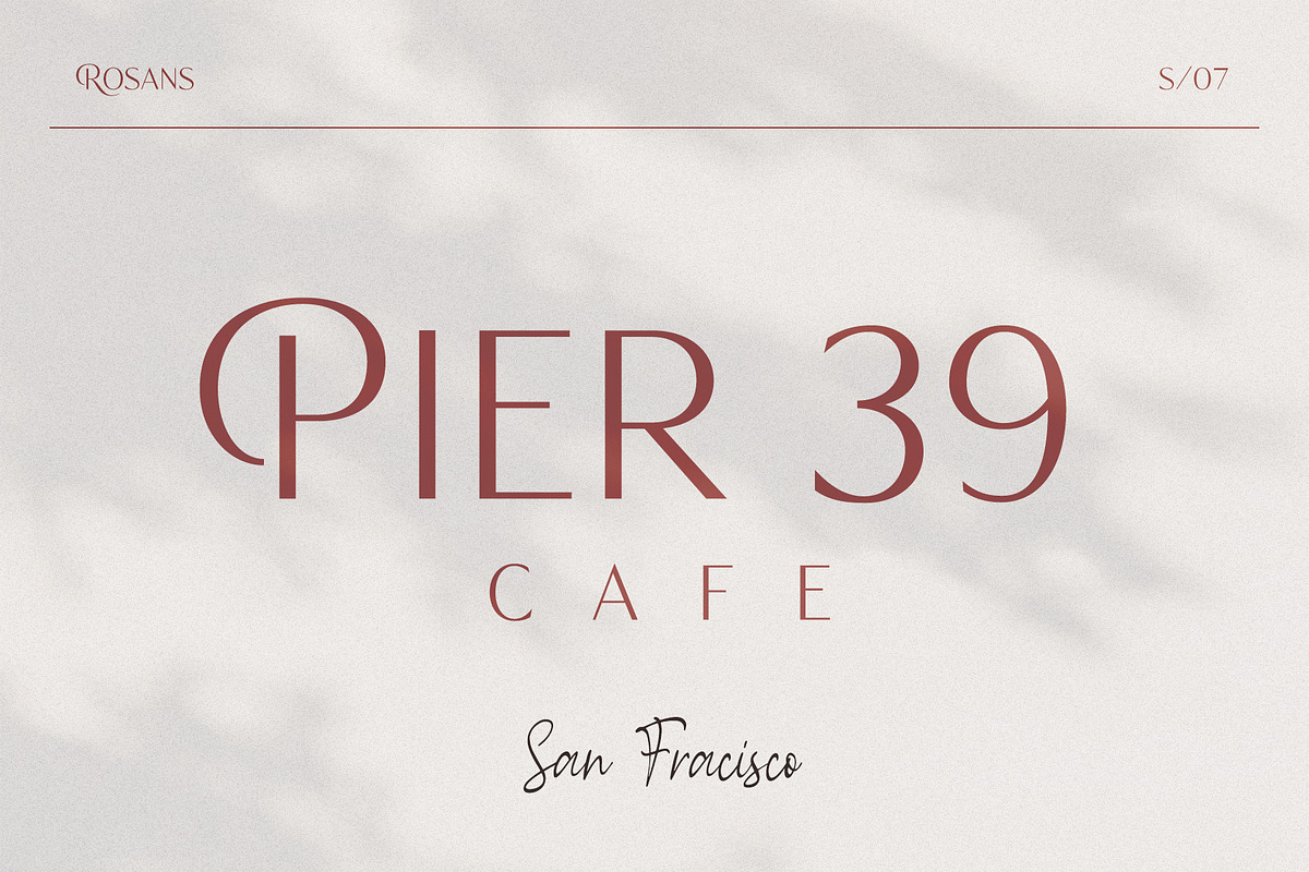 Rosans - Font Duo, a Sans Serif Font by Wacaksara Co. (Photo 8 of 8)