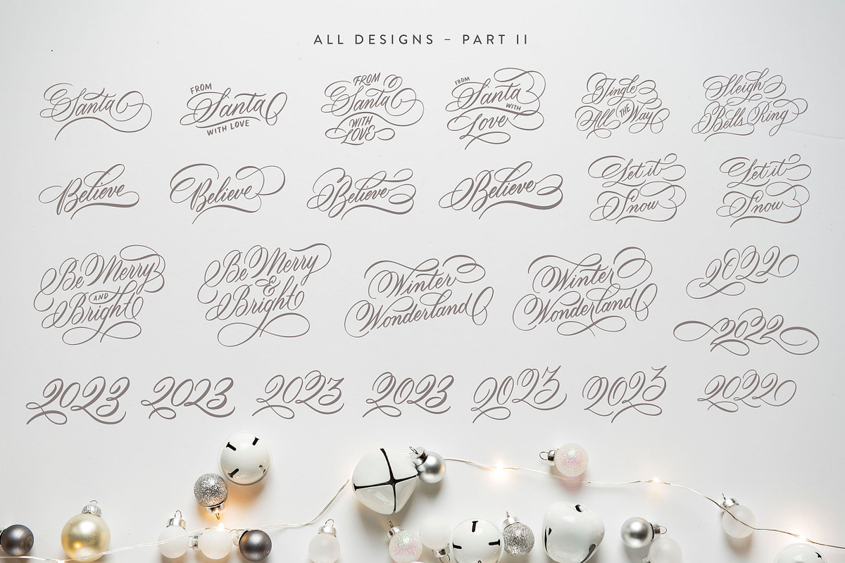Christmas Lettering, an Object Graphic by Type and Graphics Studio (Photo 9 of 9)