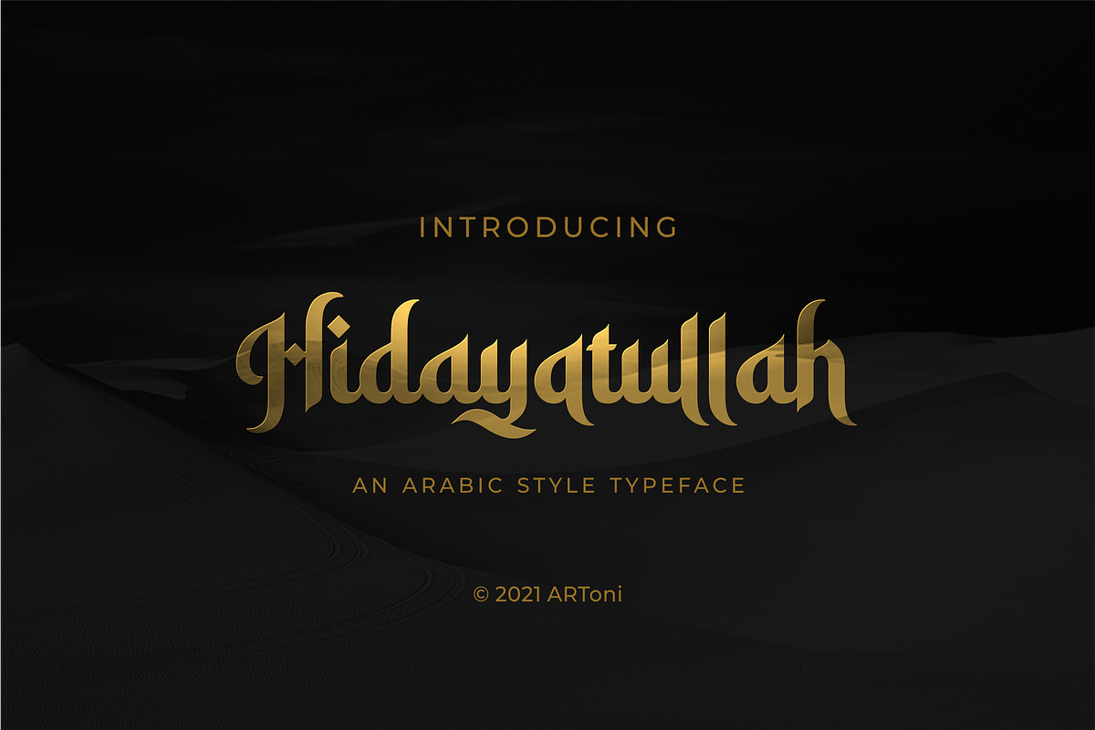 Hidayatullah, a Script Font by ARToni (Photo 1 of 7)