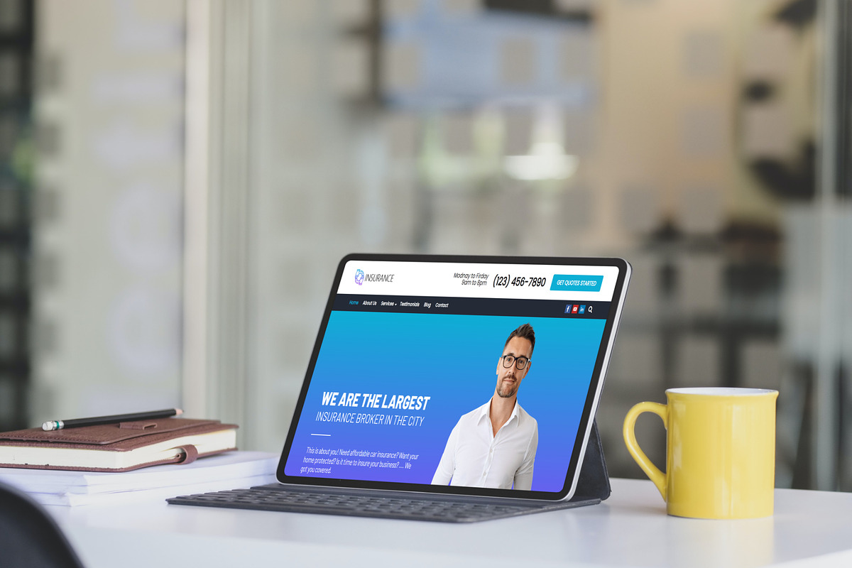 Insurance WordPress Theme - Insurance Pro preview 3