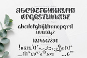 Round Hand Drawn Display liquid Font, a Sans Serif Font by Happy Letters (Thumbnail 7 of 12)