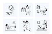 Gym and Fitness Mini Illustrations, a Person Illustration by Vectors Market (Thumbnail 10 of 11)