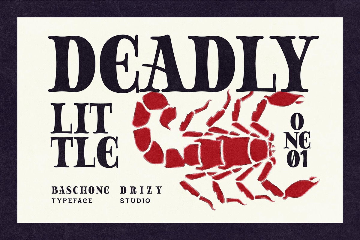 Baschone, a Serif Font by Drizy (Photo 5 of 9)