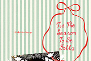Christmas Frames Borders Templates, a Decorative Illustration by whiteheartdesign (Thumbnail 9 of 24)