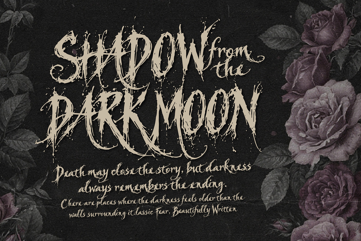 Veirwrath Borngrave - Haunted Beauty, a Handwritten Font by HypeWorksCo (Photo 7 of 12)