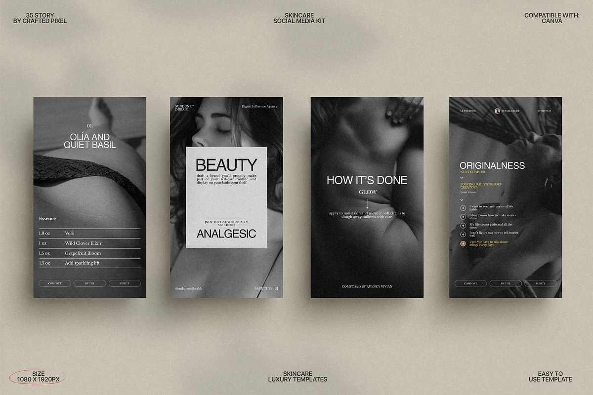 Minimal Story Set for Skincare preview 7