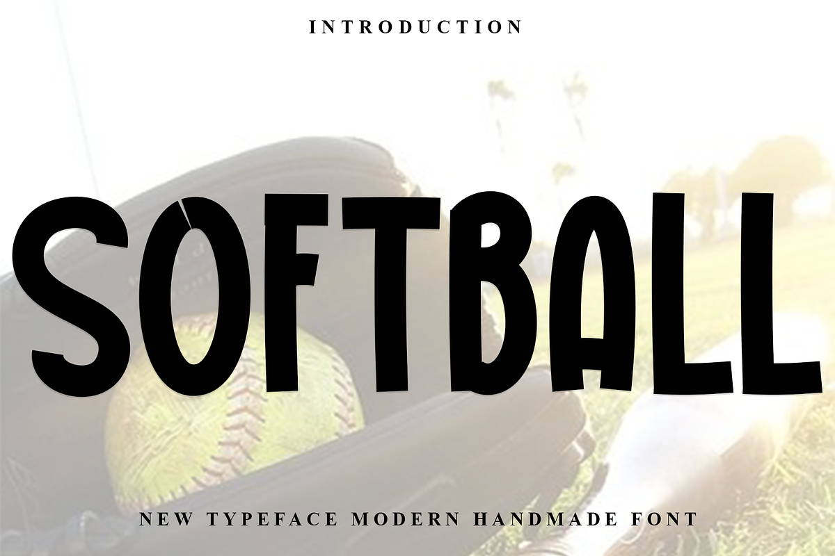 Softball, a Script Font by FreshTypeINK (Photo 1 of 7)