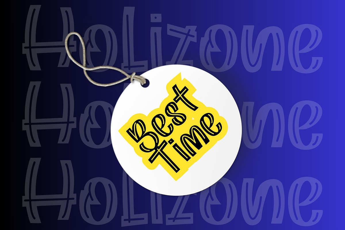 Holizone, a Handwritten Font by Letterafa Studio (Photo 3 of 7)
