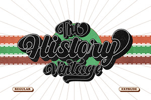 Vintage Retro Font - Bigland