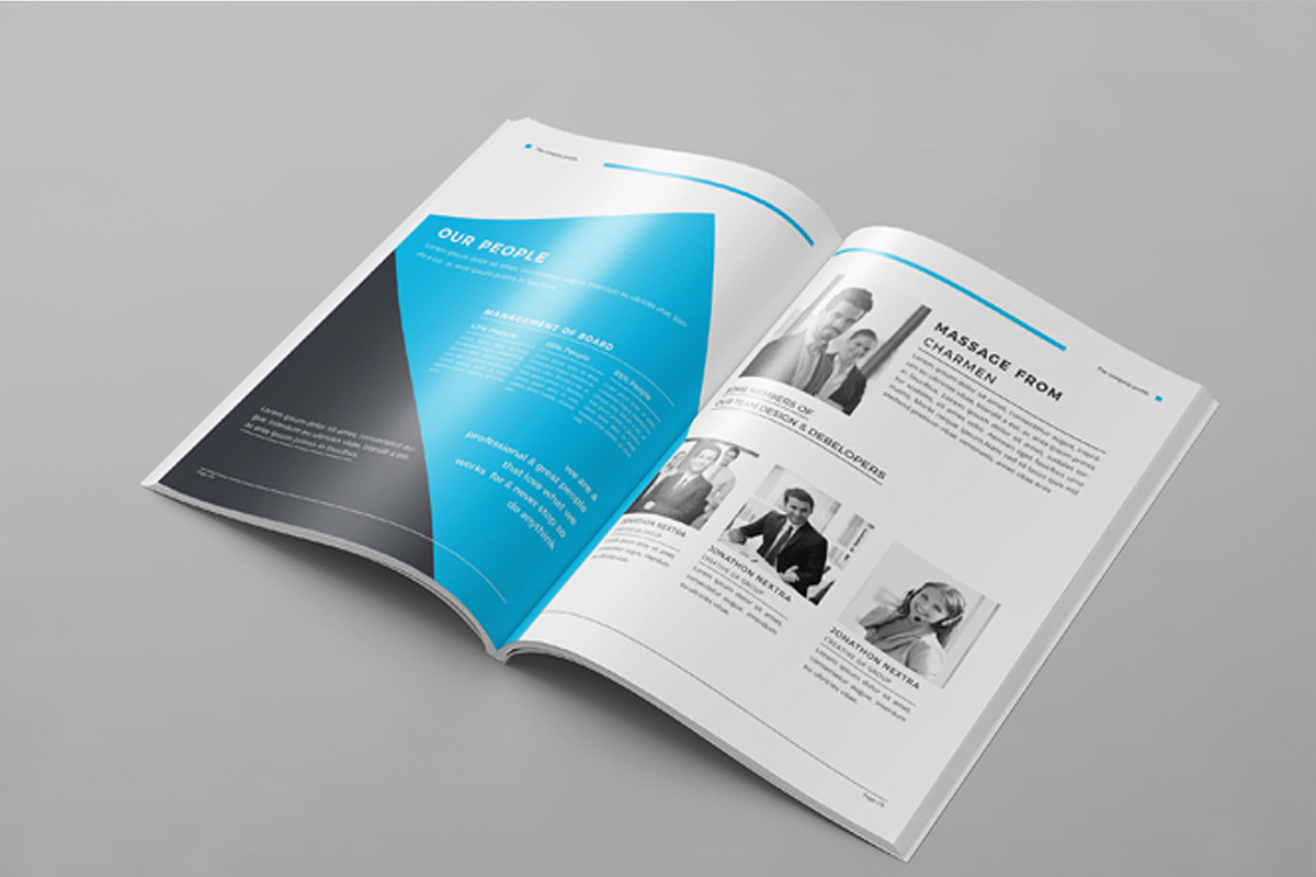 The Company Profile, a Brochure Template by obidullah_01 (Photo 5 of 12)