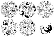 Coffee. doodle collection, a Food Illustration by made by Tanya (Thumbnail 3 of 3)